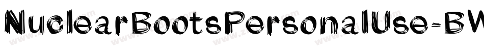 NuclearBootsPersonalUse-BWGyn字体转换