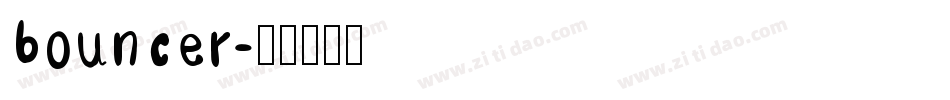 bouncer字体转换