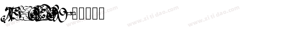 JFHolBow字体转换
