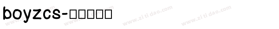 boyzcs字体转换