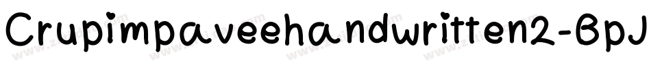 Crupimpaveehandwritten2-BpJd字体转换