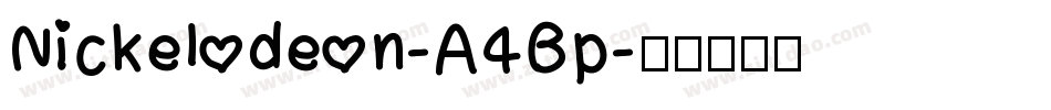 Nickelodeon-A4Bp字体转换