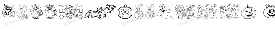 KiddyHalloween-1字体转换