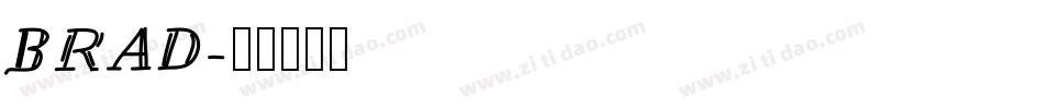 BRAD字体转换