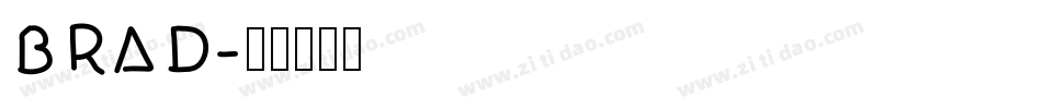BRAD字体转换