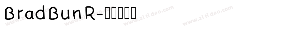 BradBunR字体转换