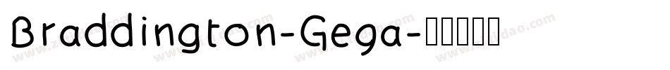 Braddington-Ge9a字体转换