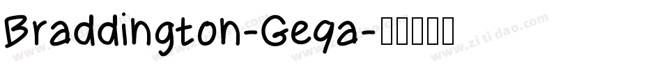 Braddington-Ge9a字体转换