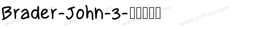 Brader-John-3字体转换
