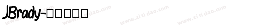 JBrady字体转换