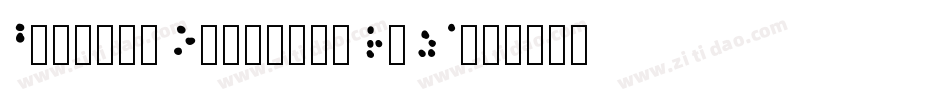 BrailleOutline-RnZA字体转换