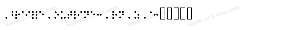 BrailleOutline-RnZA字体转换