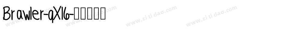 Brawler-qXl6字体转换