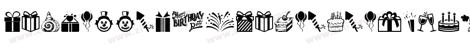DhfHappyBirthdayRyan-xO08字体转换