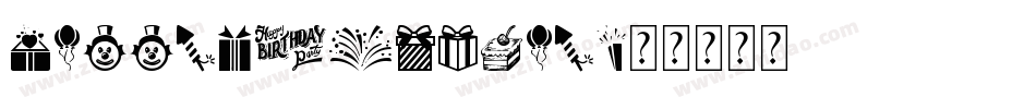 HappyBirthday字体转换