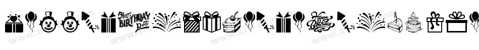 HappyBirthdayBabyregular-vExZ字体转换