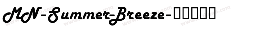 MN-Summer-Breeze字体转换
