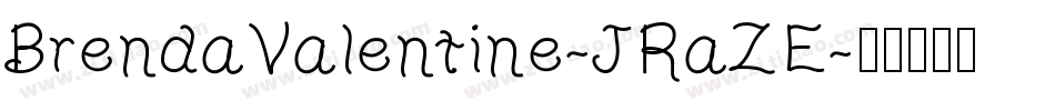 BrendaValentine-JRaZE字体转换