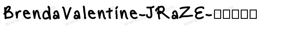 BrendaValentine-JRaZE字体转换