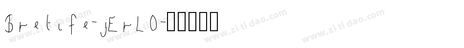 Bretife-jErL0字体转换