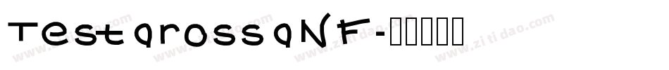 TestarossaNF字体转换
