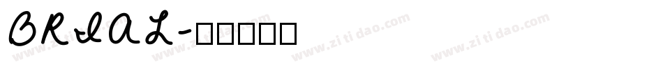 BRIAL字体转换