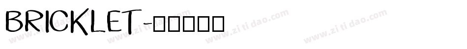 BRICKLET字体转换