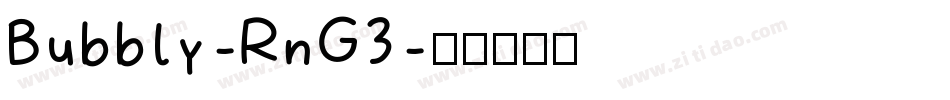 Bubbly-RnG3字体转换