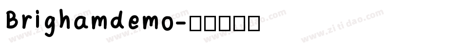 Brighamdemo字体转换