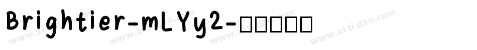Brightier-mLYy2字体转换