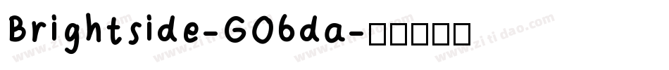 Brightside-GO6da字体转换