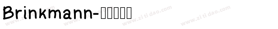 Brinkmann字体转换
