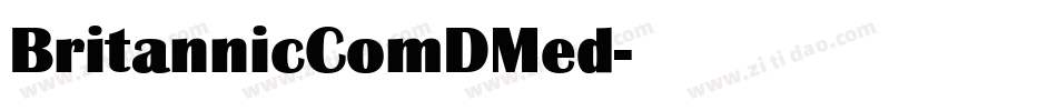 BritannicComDMed字体转换