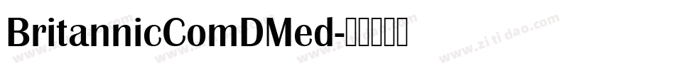 BritannicComDMed字体转换