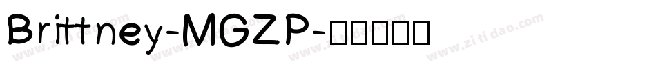 Brittney-MGZP字体转换