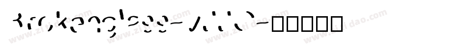 Brokenglass-vJJO字体转换