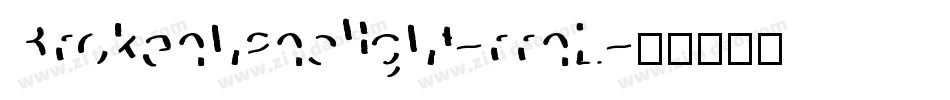 Brokenhandlight-rrnL字体转换