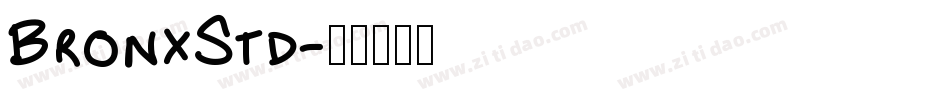 BronxStd字体转换