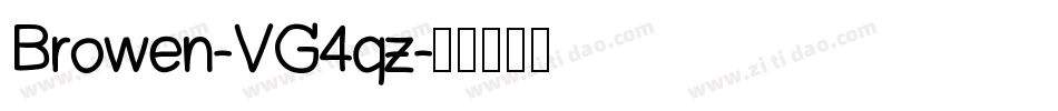 Browen-VG4qz字体转换