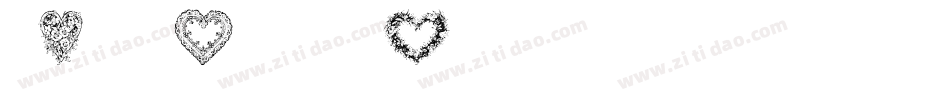 2PeasHeartsDelight-zrv1字体转换