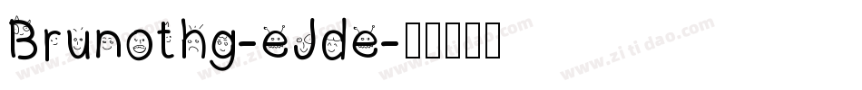 Brunothg-eJde字体转换