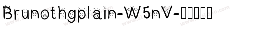 Brunothgplain-W5nV字体转换