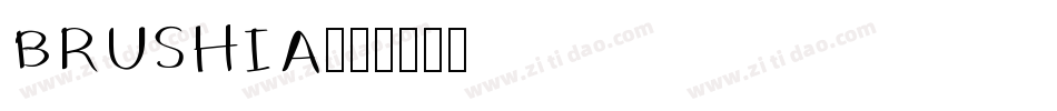BRUSHIA字体转换