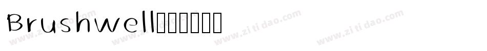 Brushwell字体转换