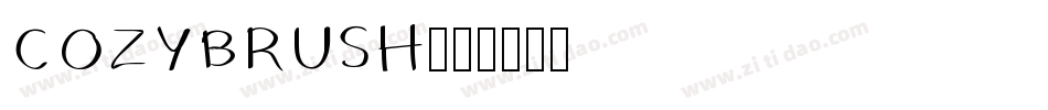 COZYBRUSH字体转换