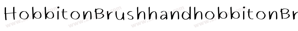 HobbitonBrushhandhobbitonBrush-WygA字体转换