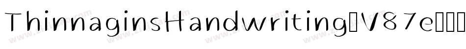 ThinnaginsHandwriting-V87e字体转换