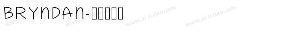 Bryndan字体转换