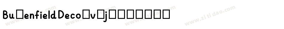 BuPenfieldDeco-v2jL字体转换