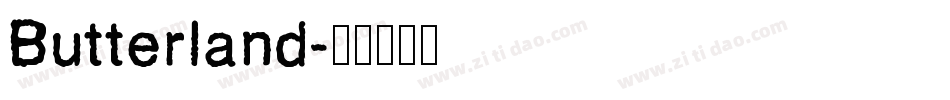 Butterland字体转换